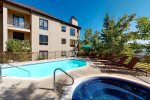 Outdoor Pool and Hot Tub Chamonix Luxury Vacation Rentals in Snowmass, Colorado